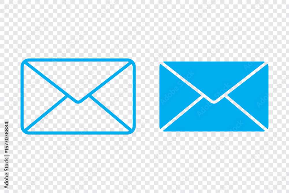 Aufkleber envelope icon, mail icon vector for web, computer and mobile app