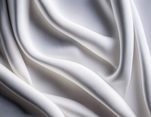 soft white gradient fabric background with curved textures