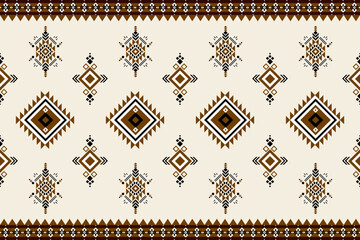 Ethnic geometric pattern seamless