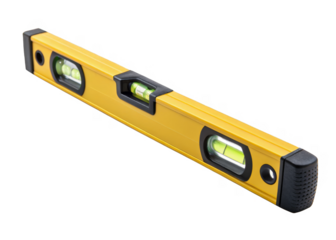 leveling tool isolated on a transparent background.