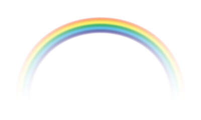 Rainbow icon, rainbow.Raindrops on transparent background. Storm with rain and white cloud isolated on white background. vector illustration