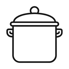 cooking pot vector illustration