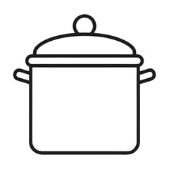 cooking pot vector illustration