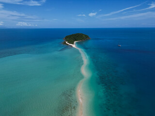 Obraz premium Aerial view of coastline