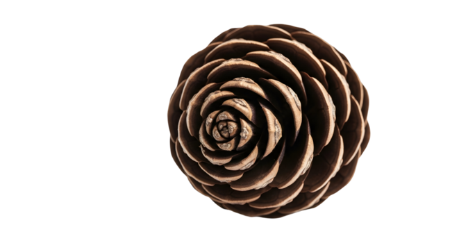 Detailed pinecone pattern