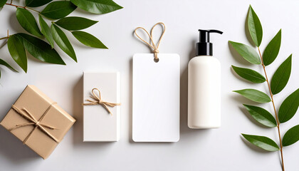 Eco Facial Mist Bottle on Beige Stone and Dried Petals.hygiene, lifestyles, liquid, make-up, merchandise, no people, photography, color image, mockup, moisturizer, body care, care, perfume, beauty, 