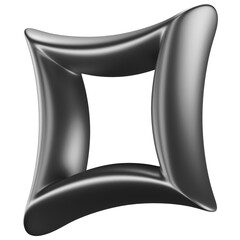 3D icon of an abstract shape