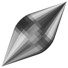 3D icon of an abstract shape