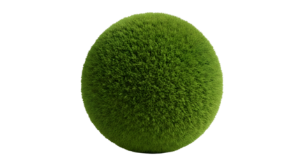 Green grass sphere texture
