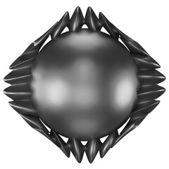 3D icon of an abstract shape