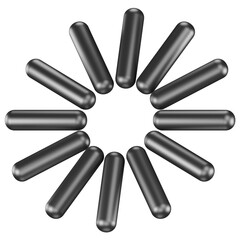 3D icon of an abstract shape