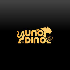 Dino tiger logo design illustration.