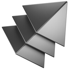 3D icon of an abstract shape