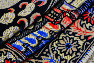Soft, patterned, fine wool fabric texture for backgrounds, natural textile motifs.