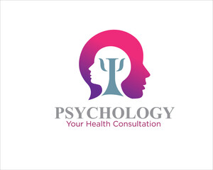 psychology consult logo designs for medical service