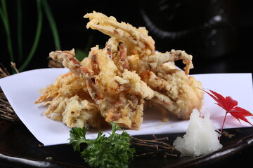 food, japanese cuisine, delicious, fried shrimp tempura