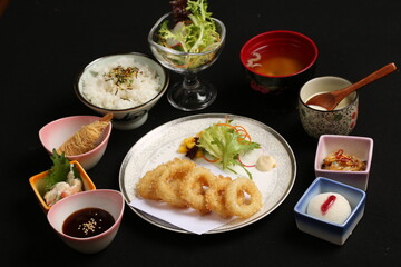 food, japanese cuisine, delicious, fried squid