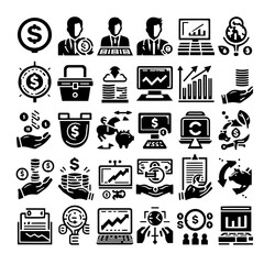 business and finance icons