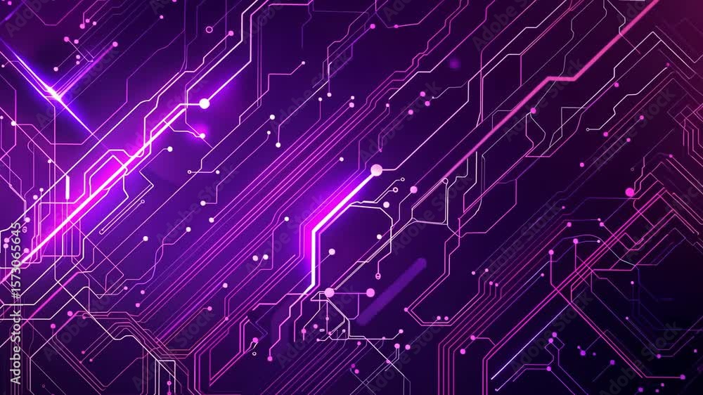Poster abstract technology background with lines