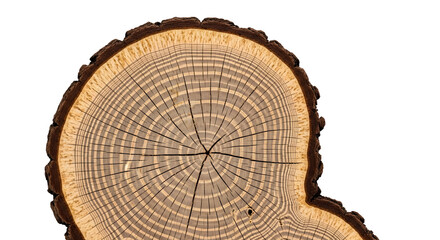 Tree cross section texture