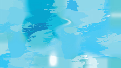 Beautiful abstraction of liquid paints in slow blending flow mixing together gently