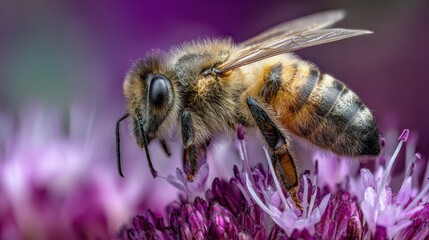 Close-up of bee on flower