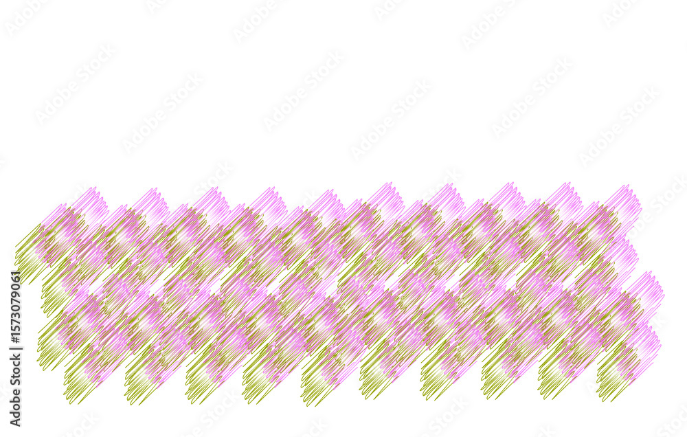Fototapete abstract pattern of pink and green shapes on a black background visible art on transparent backgroun