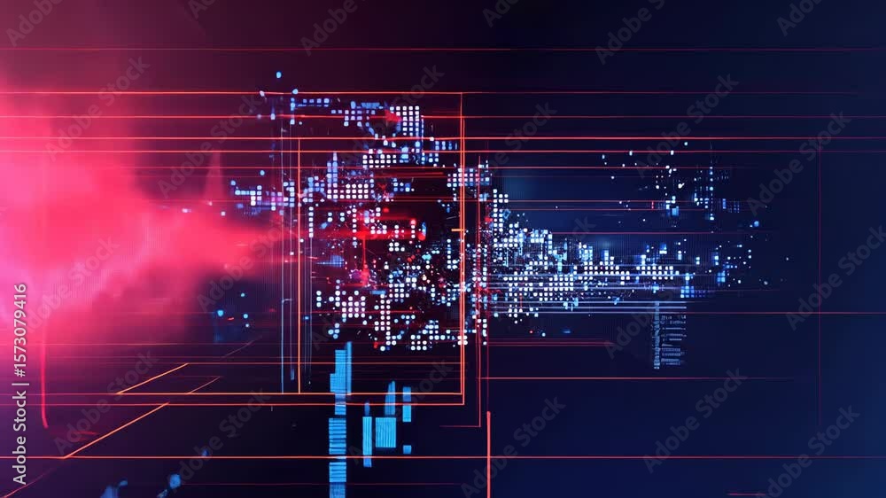 Poster ransomware malware cyber attack visualization