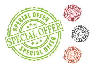 Sales Promotion Stamp Bundle, Special Discount Label Icons
