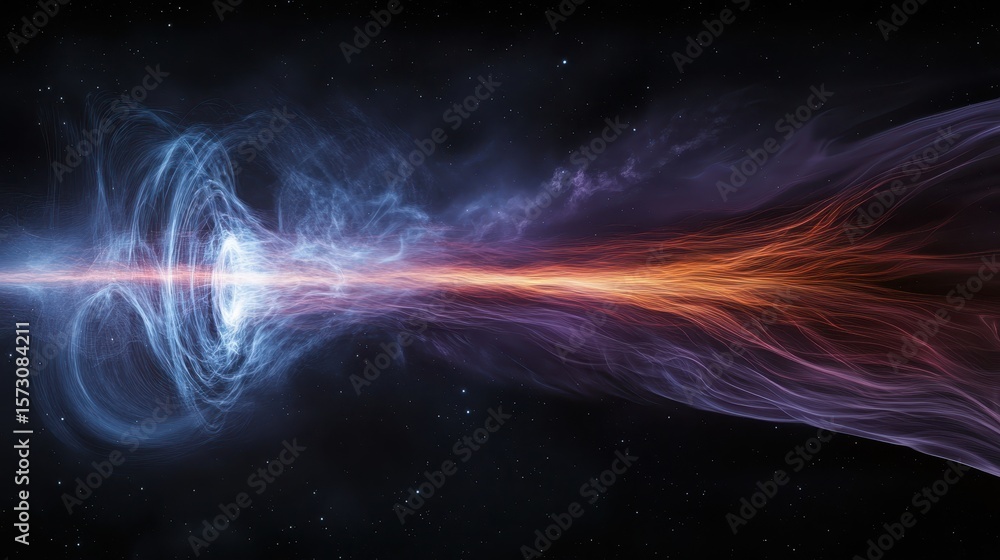Poster stunning visualization of interstellar magnetic fields and plasma dynamics