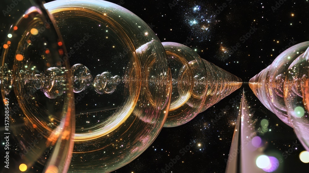 Poster optical interferometry techniques for space linked telescopes