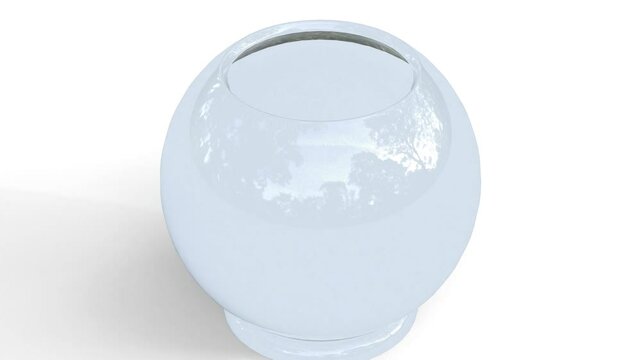 bubble gum ball coming out of glass jar