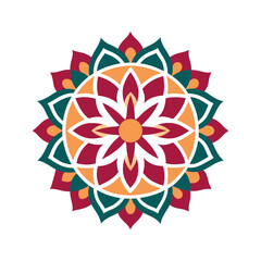 mandala design illustration vector art