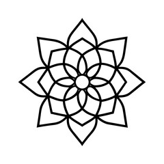 mandala design illustration vector art