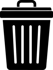 vector trash can icon