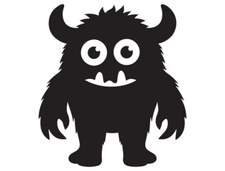 CUTE MONSTER SILHOUETTE