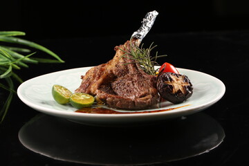 food, japanese cuisine, delicious, grilled lamb chops
