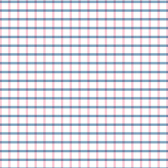 Blue and pink Gingham seamless vector pattern. watercolor stripes, tartan texture for spring picnic table cloth, shirts, plaid, clothes, dresses, blankets, paper.
