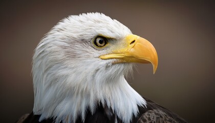 Obraz premium close upnof head of bald eagle