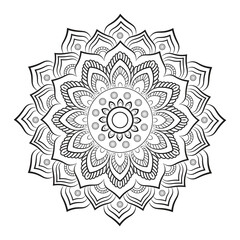 Mandala pattern vector design