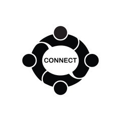 Community Connection Circle Logo Icon