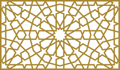 Islamic Decorative Tile Pattern Background