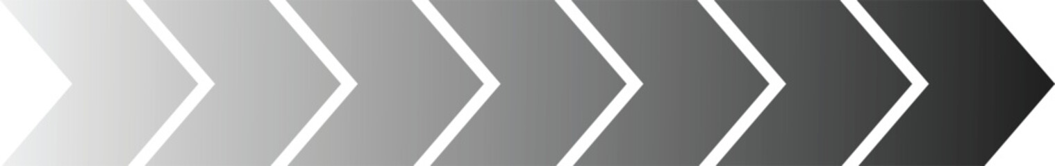 Dynamic moving arrow symbol. Arrow road sign, arrow dynamic symbol, speed sideways arrow icon. Striped direction fast arrows symbols.	
