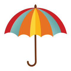 Umbrella  Vector on white background