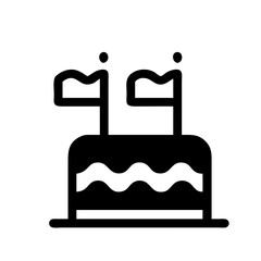  flag cakes icon