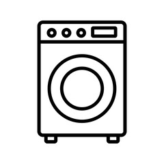 Washing Machine icon set. flat illustration of vector icon