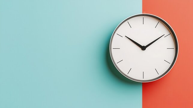 Clock infographic with deadlines for emergency policy action in economic conflict