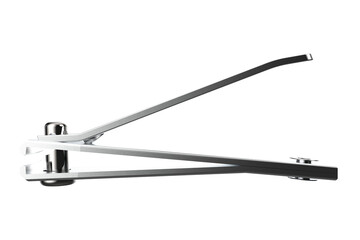 Shiny Stainless Steel Nail Clipper Isolated for Personal Grooming and Hygiene. Essential Manicure Pedicure Tool and Beauty Care Accessory. Perfect Studio Shot Cutout on Transparent HD Background for