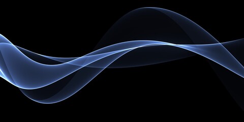Obraz premium Color light blue abstract waves design 