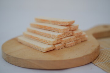 Delicious Vanilla Wafer Stack for Snack Time